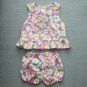 Baby girl floral outfit
